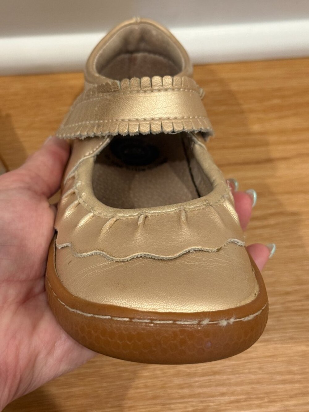Livie & Luca Classic Ruched Mary Janes